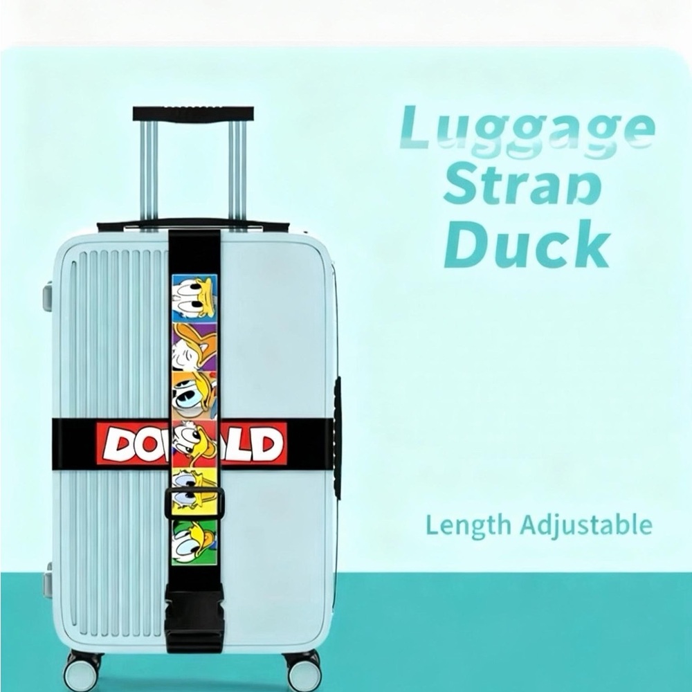 ONE Piece Luggage Strap with Duck Design